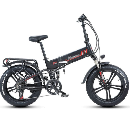 RANDRIDE Hummer - 1000W, 20AH Foldable Ebike with Shimano Hydraulic Brakes