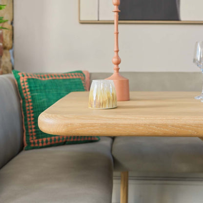 Fairmile 200cm Dining Table with Fairmile Corner Bench & Low Bench - RHF