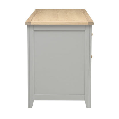 Chester Dove Grey Breakfast Bar Island and Stools Set