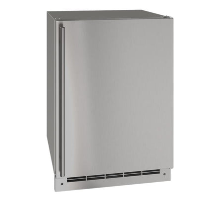 U-Line - 5.4 Cu. Ft. Built-In Mini Fridge - Stainless Steel