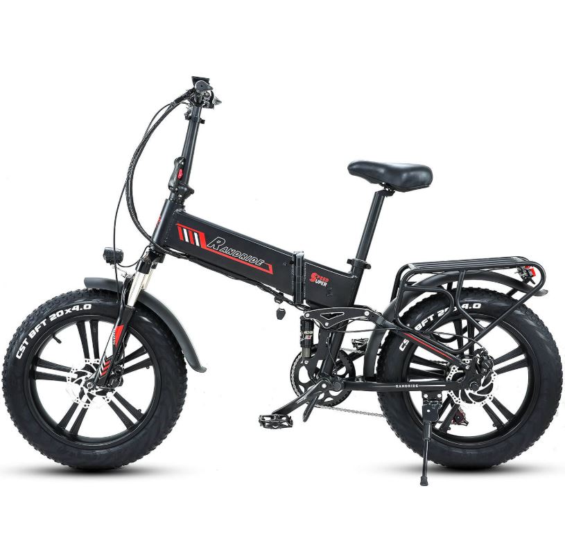 RANDRIDE Hummer - 1000W, 20AH Foldable Ebike with Shimano Hydraulic Brakes