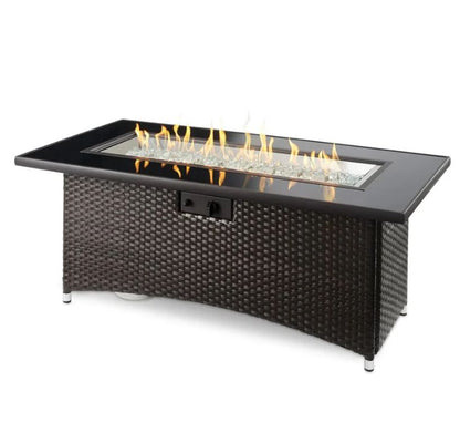 The Outdoor GreatRoom Company Montego 59-Inch Linear Propane Gas Fire Pit Table