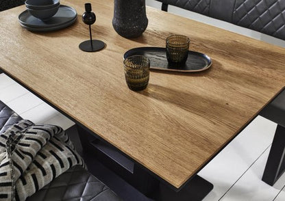 Venus Dining Table, High Back Dining Bench and Low Dining Bench