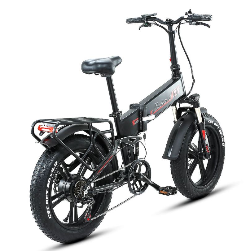 RANDRIDE Hummer - 1000W, 20AH Foldable Ebike with Shimano Hydraulic Brakes