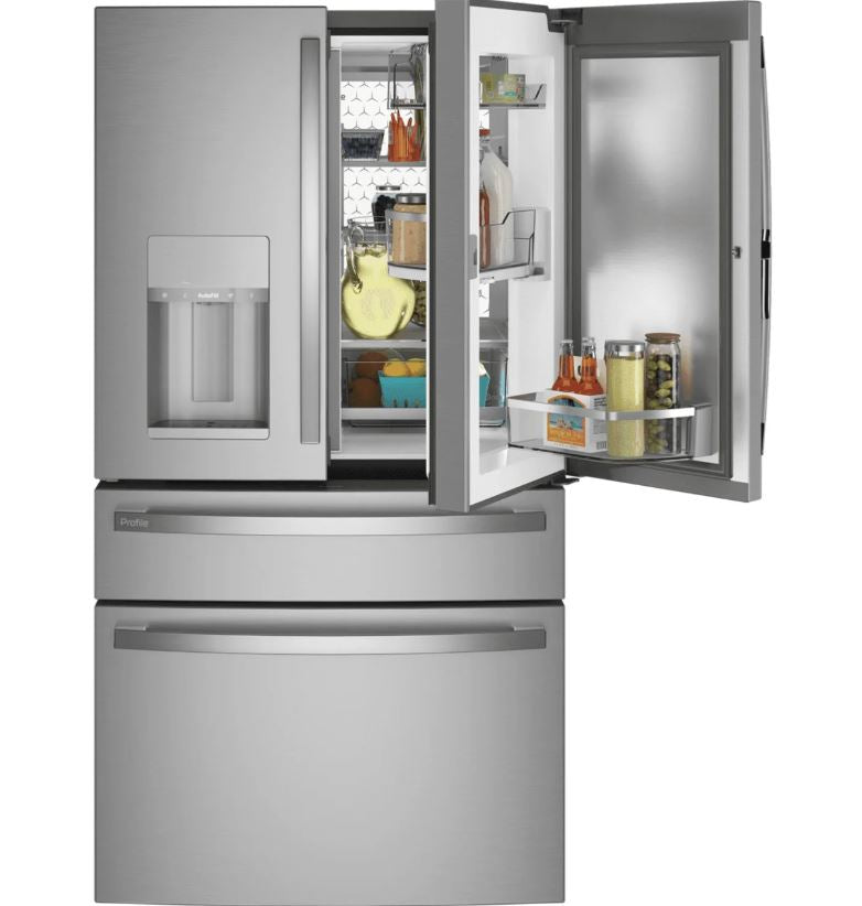 GE Refrigerator 27.9 Smart Fingerprint Resistant French Door