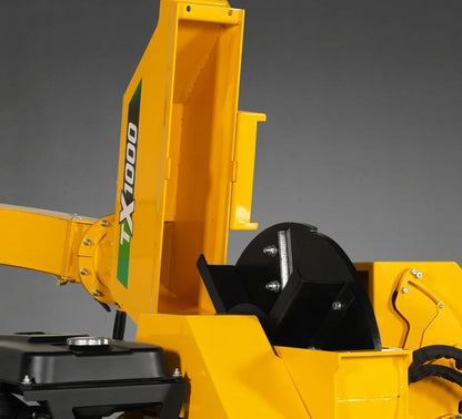 35hp 1000cc ZONSEN E-Start 8 inch Gas Powered Commerical Wood Chipper with Intelligent Hydraulic Feeding System , CROBA TX1000