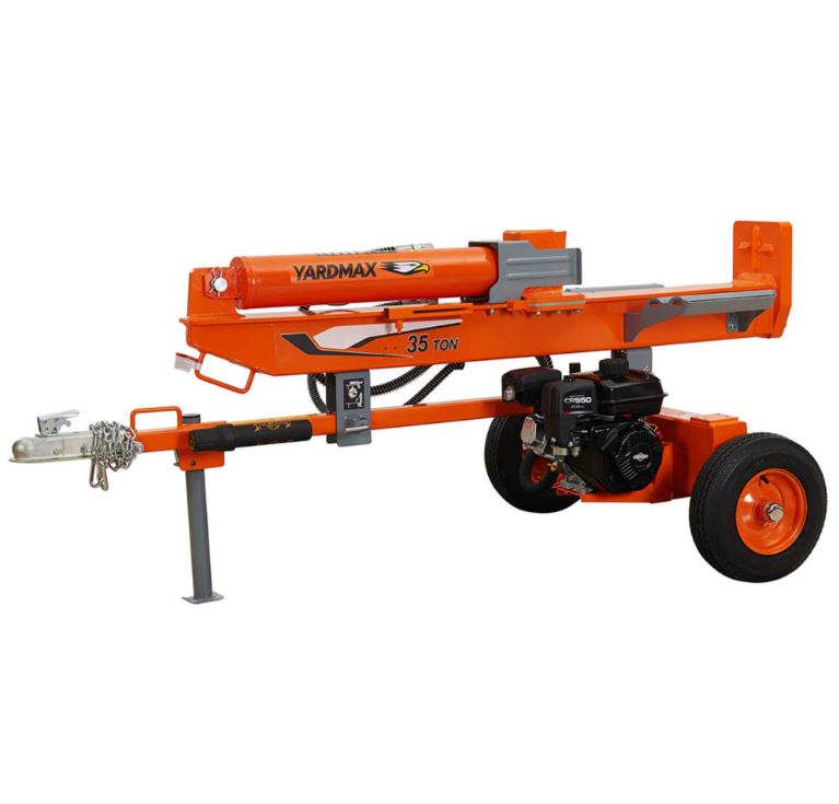 Yardmax 35-Ton Full Beam Heavy-Duty Gas Log Splitter with Kohler Engine
