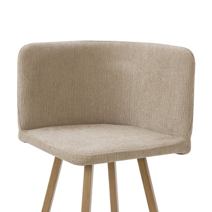 Ava Space Saver 4 Seater Dining Table and Chairs - Mushroom