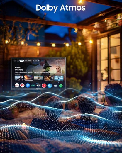 S-Y-L-V-O-X 2000 Nits Full Sun Outdoor TV 65" + Heavy-Duty Adjustable Outdoor TV Wall Mount Bundle 4K UHD, Dolby Atmos, Google TV, Waterproof, Backyard, Patio, Poolside & Restaurant Ready