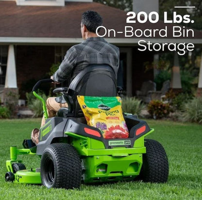 Greenworks Pro Crossover Zero Turn 42-in Lithium Ion Electric Riding Lawn Mower