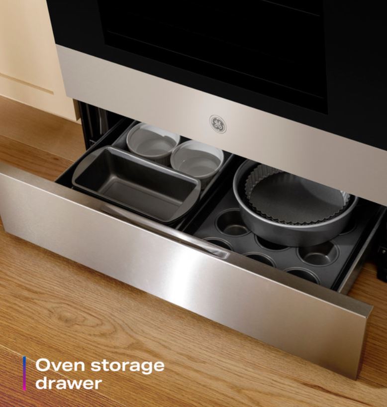 GE Profile™ ENERGY STAR® 30" Smart Slide-In Induction and Convection Range with No Preheat Air Fry and EasyWash™ Oven Tray