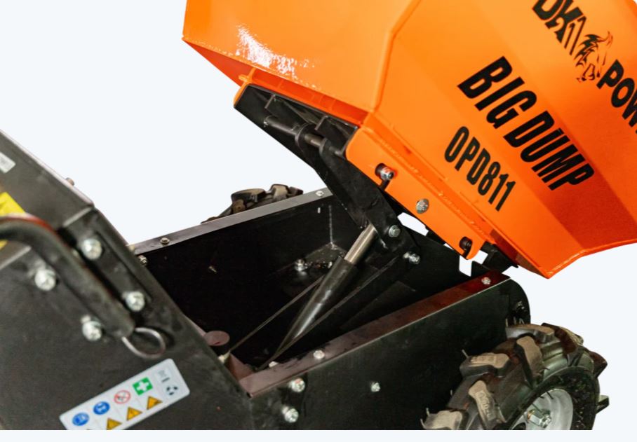 Detail K2 Big Dump 1100 Pound Electric Power Dump Cart
