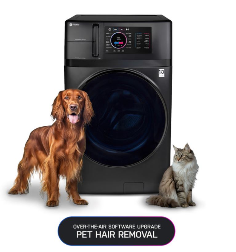 GE Profile ENERGY STAR 4.8 cu. ft. Capacity UltraFast Combo with Ventless Inverter Heat Pump Technology Washer/Dryer