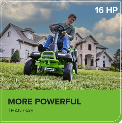 Greenworks 60V 30” CrossoverT Riding Lawn Tractor with 8.0 Ah