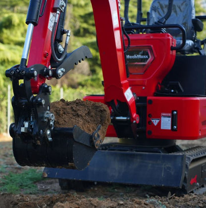 Mini Compact Excavator H-O-N-D-A GX390 Engine, 65.7" Max. Digging Depth, 1Ton, 2280 LBS Operating Weight