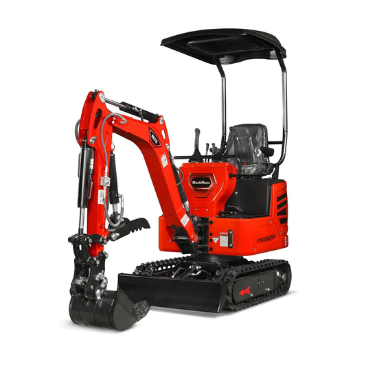 Mini Compact Excavator H-O-N-D-A GX390 Engine, 65.7" Max. Digging Depth, 1Ton, 2280 LBS Operating Weight