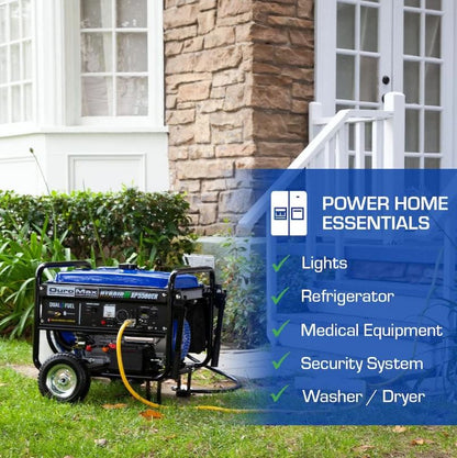 DuroMax XP5500EH 5,500 Watt Portable Dual Fuel Generator