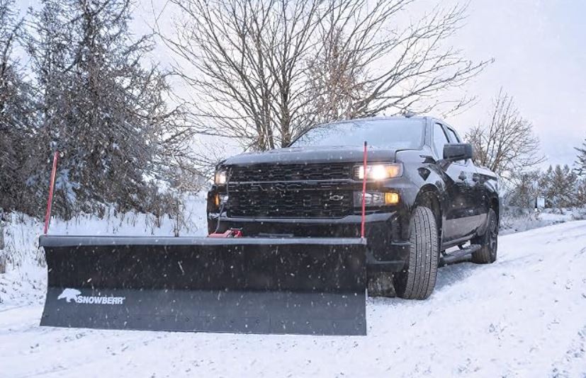 SNOWBEAR Heavy Duty 84 in. x 22 in. Snow Plow for 1500 Ram Trucks, F-150 Series, and 1500 Chevy Trucks