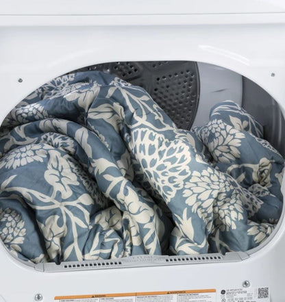GE® 7.2 cu. ft. Capacity aluminized alloy drum Electric Dryer with Sensor Dry
