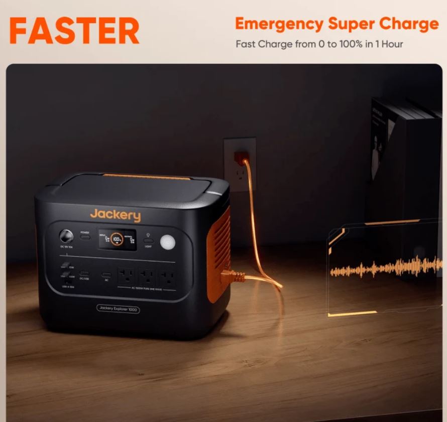 Jackery Portable Power Station Explorer 1000 v2