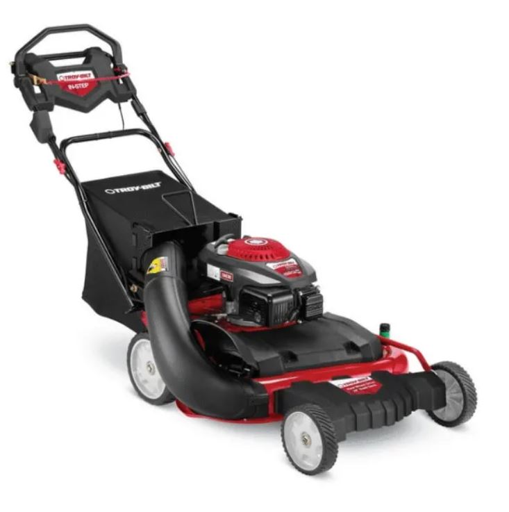 Troy-Bilt 3-N-1 Self-Propelled RWD Gas Lawn Mower, 195cc Engine