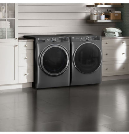 GE® ENERGY STAR® 7.8 cu. ft. Capacity Smart Front Load Electric Dryer with Steam and Sanitize Cycle