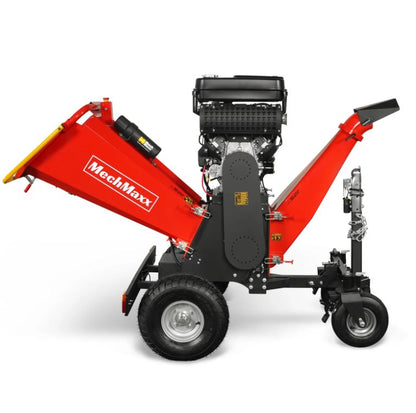 8 inch ZONSEN E-Start 1000cc 35hp Gas Powered 4 - Wheel Drum Wood Chipper with Taillight , B200