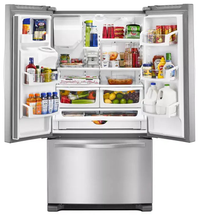 Whirlpool 36-inch Wide French Door Refrigerator - 25 cu. ft.