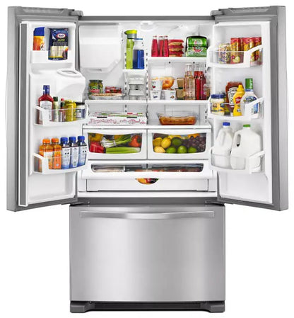 Whirlpool 36-inch Wide French Door Refrigerator - 25 cu. ft.