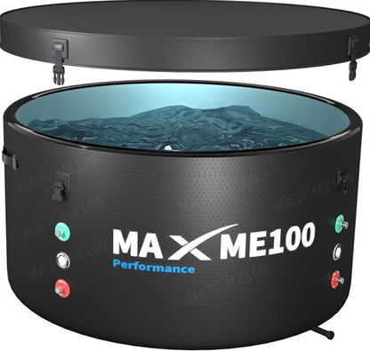 2-in-1 Inflatable Ice Bath Tub, Cold Plunge Pool, Hot Tub, 852 Gallons, Heat & Cool Chiller Compatible, Best Cold Plunge Tub For Athletes Families Home Spa Indoor Outdoor Use4-6 Adults