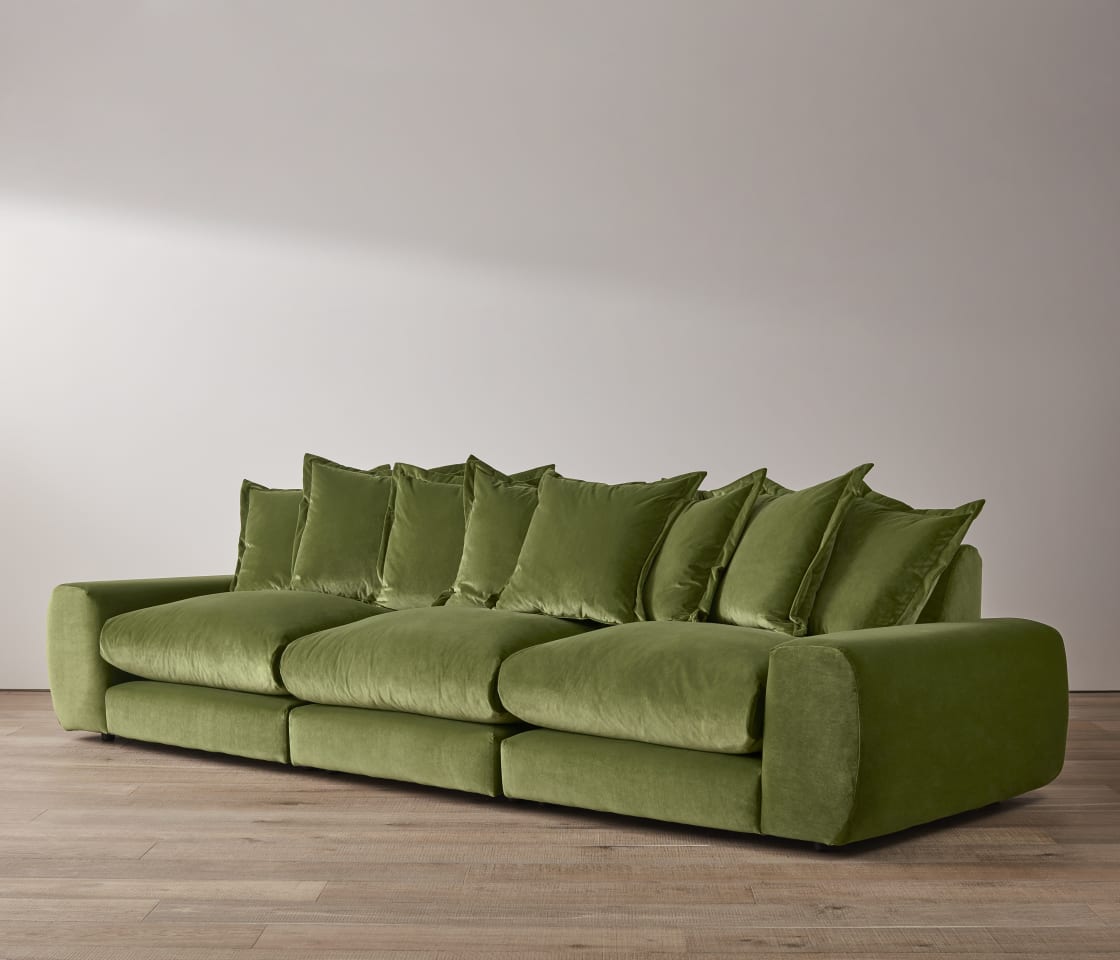 Wodge Modular Sofa - Large - Boucle - Whipped Cream - White