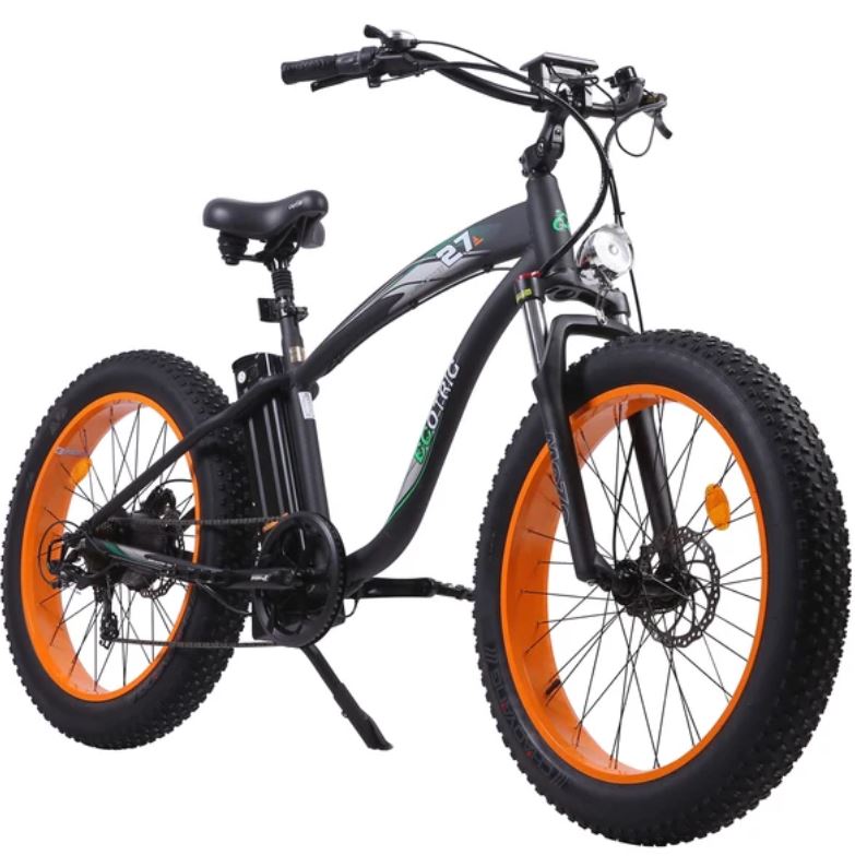 Ecotric 750W Hammer Fat Tire Electric Bike